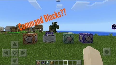 MCPE New Update 1.0.5 and Command Blocks!!