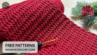 VERY EASY & FAST Crochet Pattern for Beginners! ⚡ GORGEOUS Crochet Stitch for Blanket and Scarf