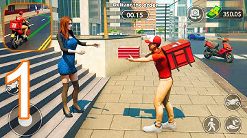 Urban Food Delivery Simulator - Gameplay Walkthrough Part 1 - Tutorial (iOS, Android GamePlay)