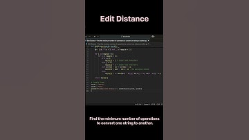 Edit Distance – Master Dynamic Programming for String Transformations! 🔥
