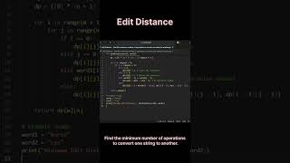 Edit Distance – Master Dynamic Programming for String Transformations! 🔥