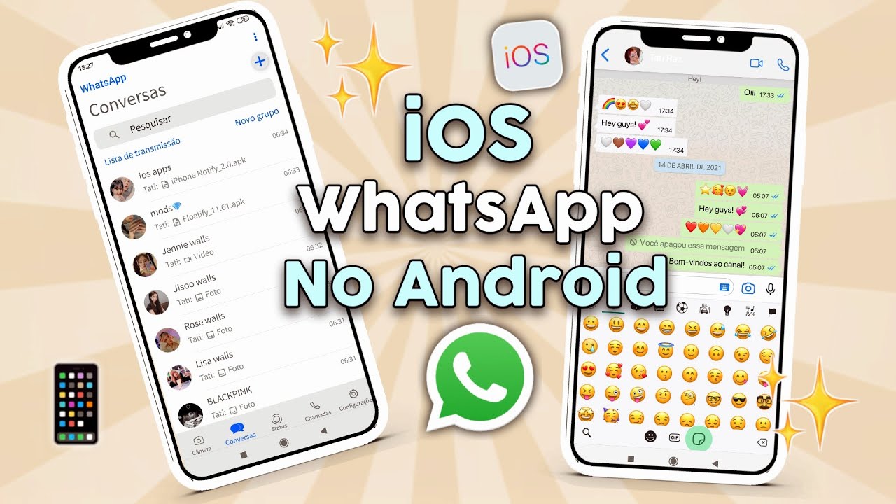SAIU! NOVA ATUALIZAÇÃO DO WHATSAPP IGUAL IPHONE iOS 14 NO ANDROID 2021 ...
