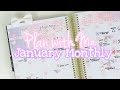 Plan with Me // January 2020 // Print Petticoat Bandit