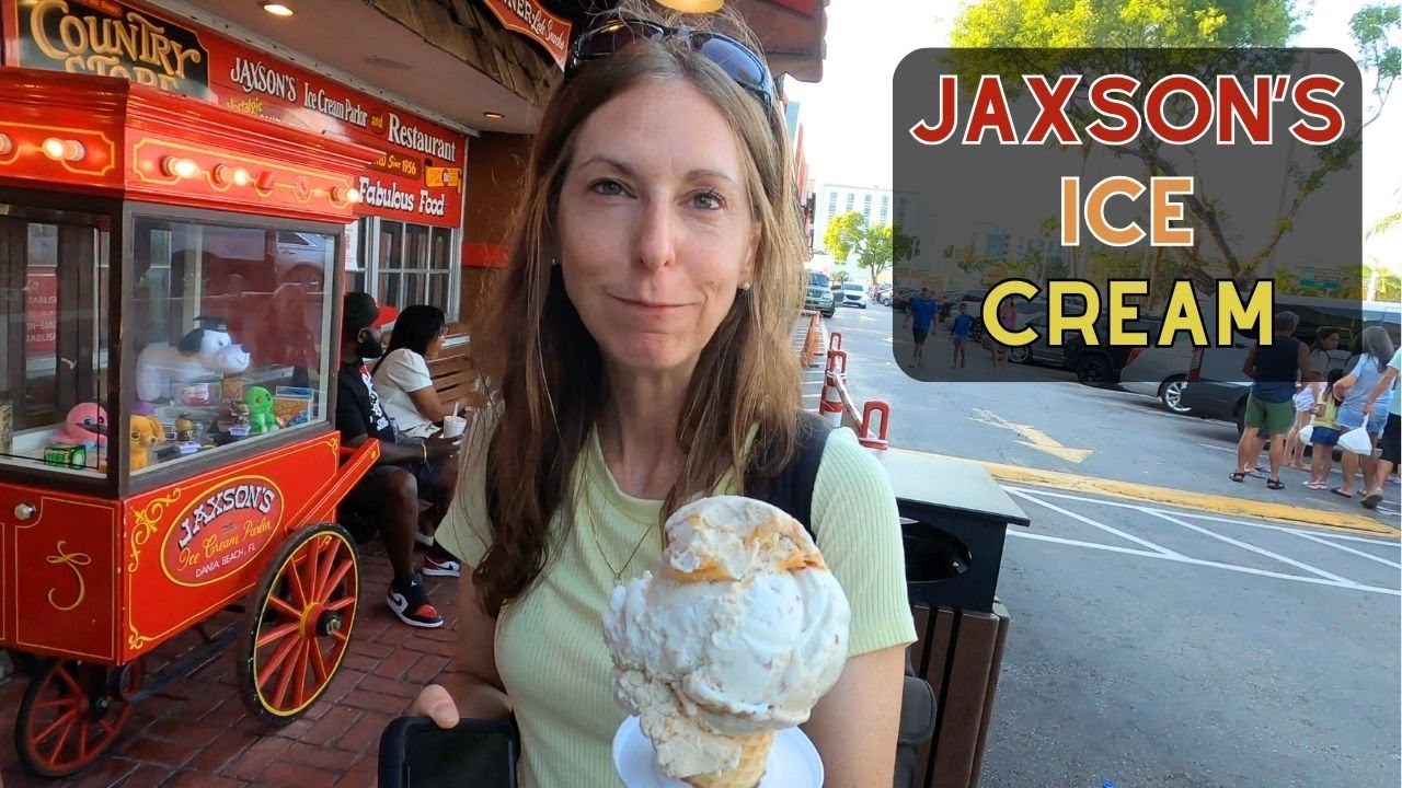 Delicious Jackson's Ice Cream Parlor in Dania Florida YouTube