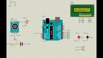 Air Quality Monitoring System Using Arduino || Proteus Simulation || Step-by-Step Guide