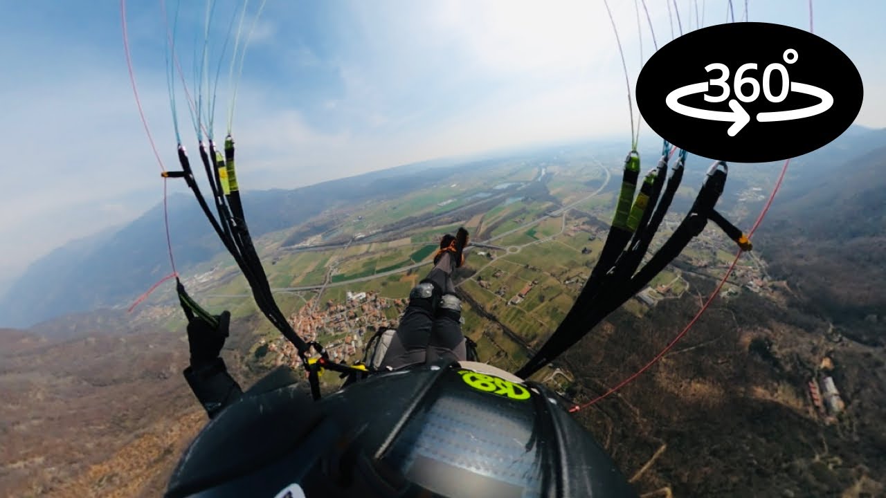 VR PARAGLIDING EXPERIENCE - Decollo Felci (Cavallaria) 360° VR