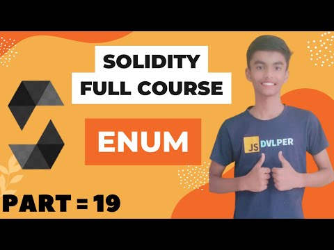 Solidity full course | Enum in Solidity | Part - 19 | Easy way | Hindi