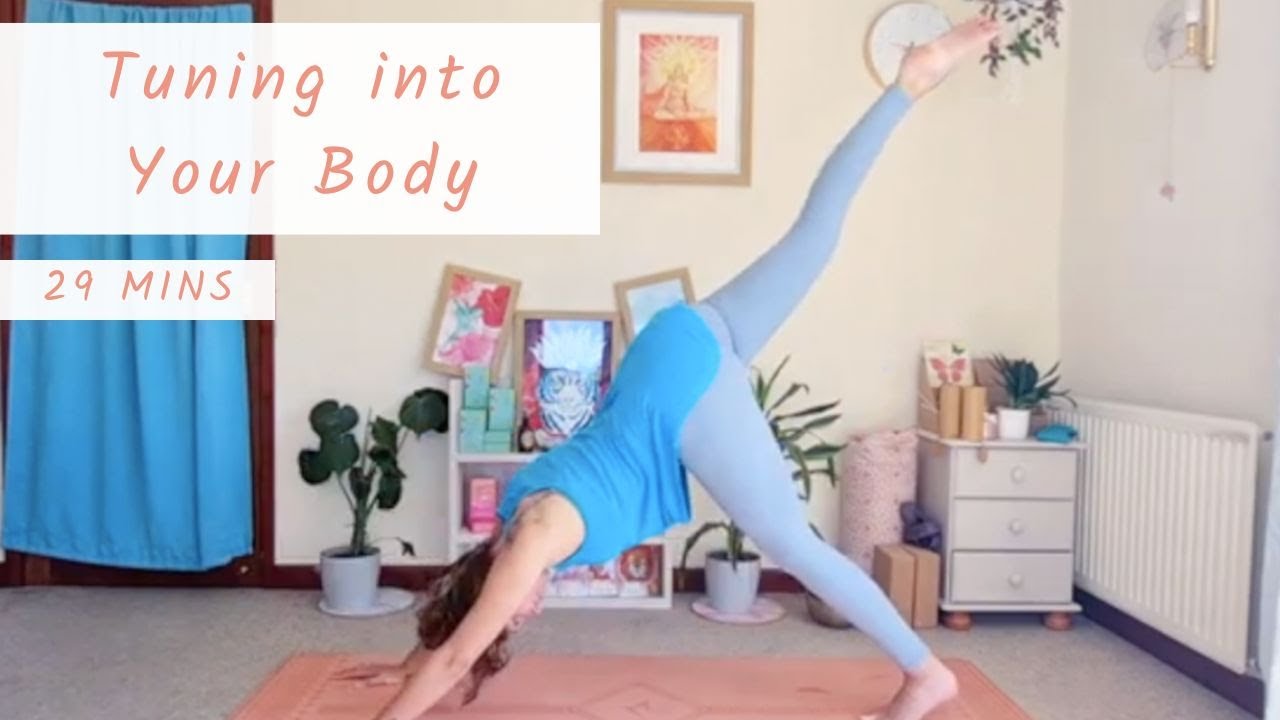 Yoga to tune into your body - Energy Shifting - Hope Light Yoga - YouTube