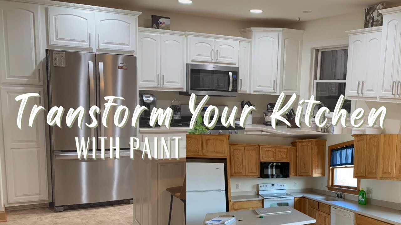 Kitchen Transformation How to Paint Your White YouTube