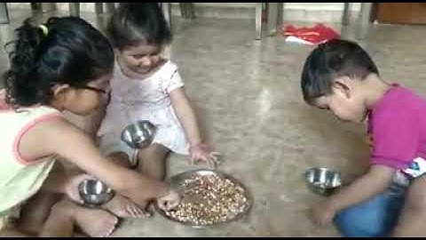 AADI PLAY SCHOOL- SORTING ACTIVITY ( WITH HELP OF DIFFERENT PULSES)