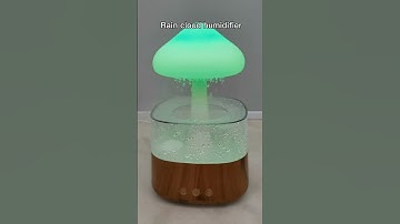 Rain Cloud Diffuser Humidifier #amazonfinds #essentialoils #shortvideo #gadgetreview