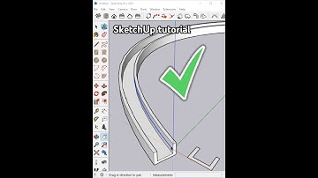 SketchUp Hack: Curve Ramp in SECONDS! #SketchUp #3DModeling #ShortsTutorial