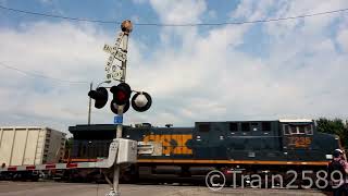 US&S Tear-drop bell gaurding a class 1 railroad. Marion,OH on the CSX