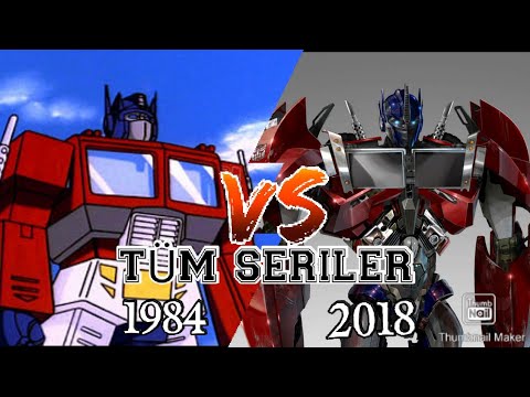 TRANSFORMERS TÜM SERILERI.(1984-2018) EVRIM GEÇIRMIŞ.