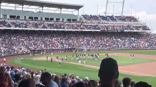 Oral Roberts defeats TCU in College World Series in Omaha FINAL OUT of game