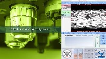 Micro Vickers test on razor blade edge