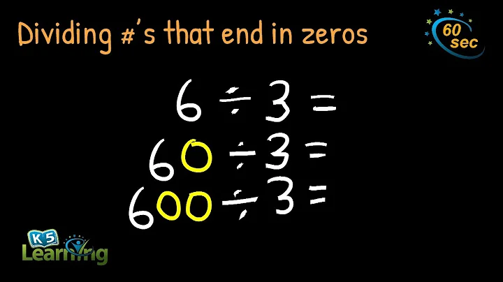 Dividing numbers that end in zeros