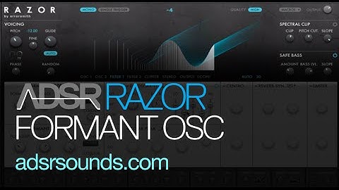 NI Razor tutorial - The Formant Oscillator