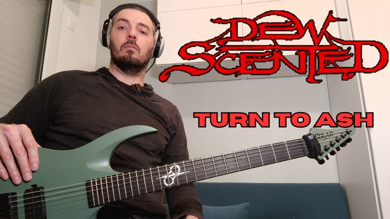 Dew-Scented - Turn To Ash Guitar Cover (with solo)