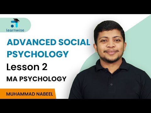 Lesson 2 (BLOCK I) - Advanced Social Psychology | MA Psychology | Learnwise | IGNOU Malayalam