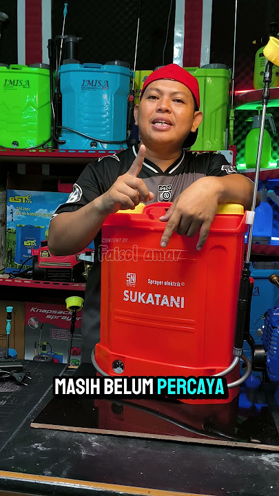 sukatani sprayer elektrik original, harga terjangkau