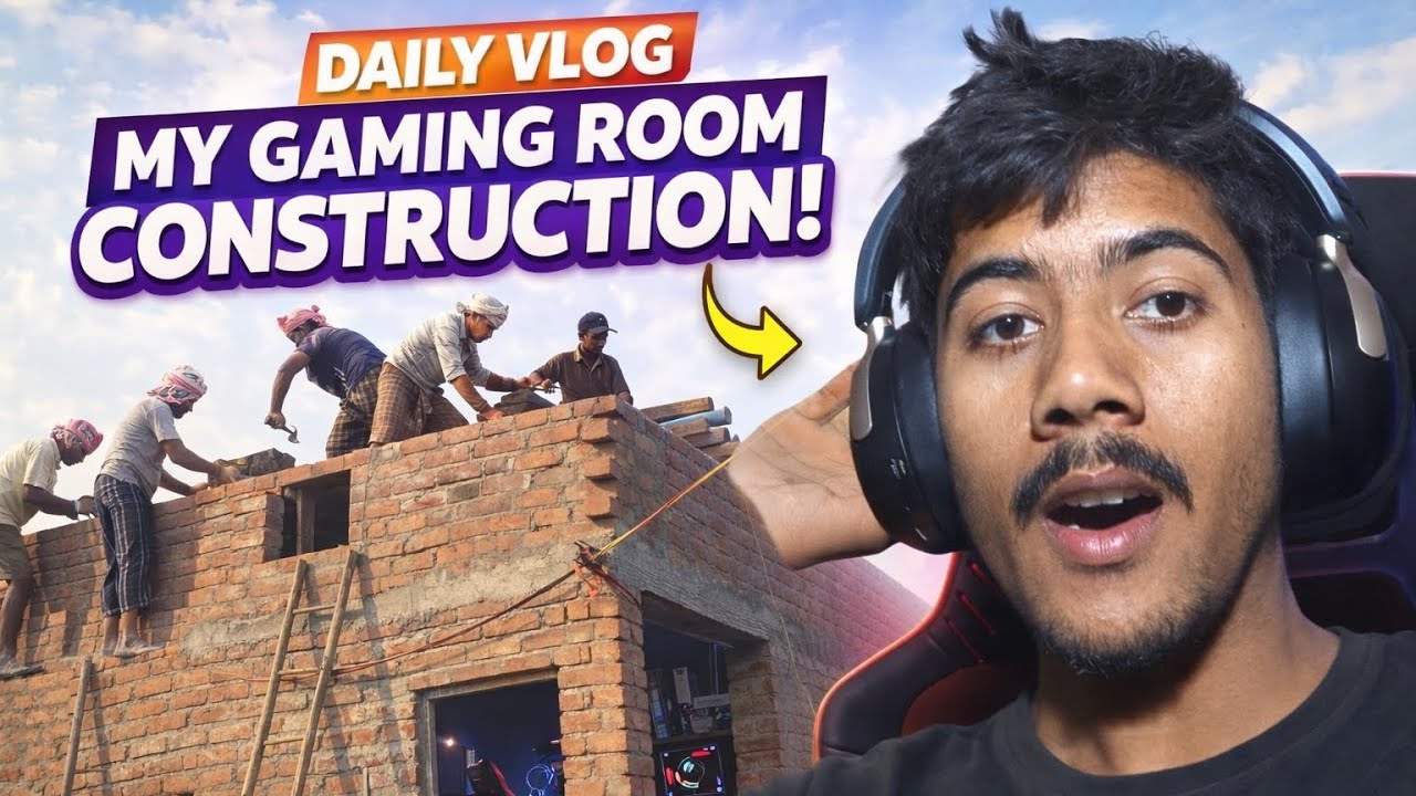 Finally Building My Gaming Room 🏗️🔥 | Full Construction Vlog