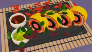 Sushi Roll 3D - Cooking ASMR Game - Cooking Games screenshot 2