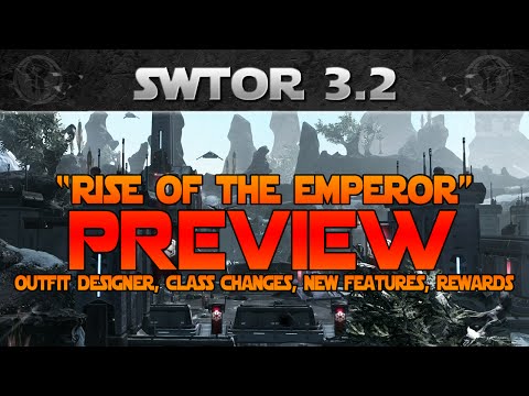 SWTOR Rise of the Emperor-New Planet Ziost、Outfit Designer、Rewards（Dev Stream Summary）