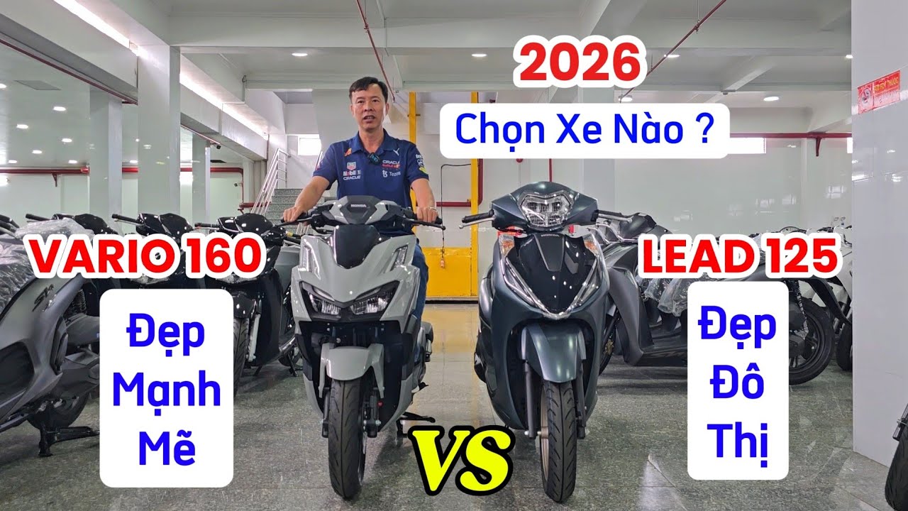 VARIO 160 và LEAD 125 giá gần ngang nhau: chọn xe nào? Khải Phạm #lead #vario #160 #125 #2026 #xe 