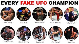 Every Fake UFC Champion Explained