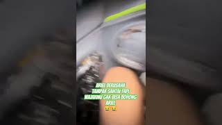 KLIATAN BANGET ARIEL TEGANG SAAT ABANG BAWA MOBIL KENCANG 😆 #aisarkhaled #trending