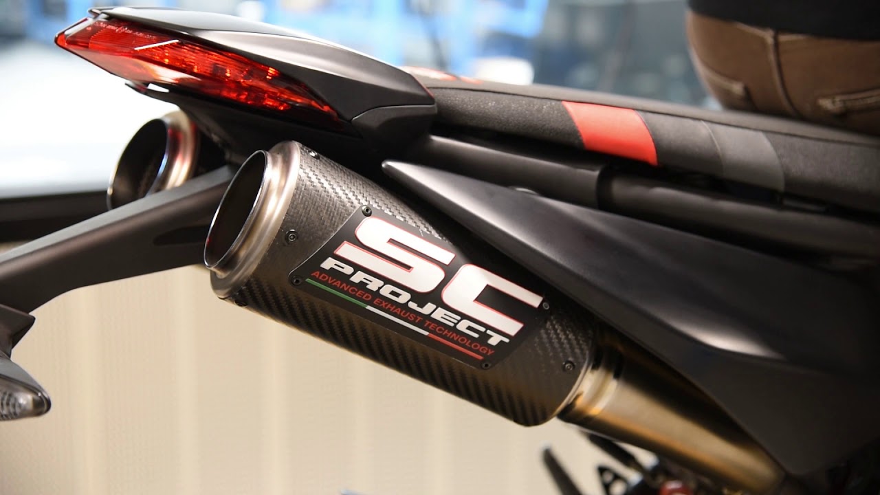 SC-Project - Pair of CR-T M2 exhaust - DUCATI HYPERMOTARD 950 RVE - SP