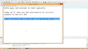 How to clear your Console in C
