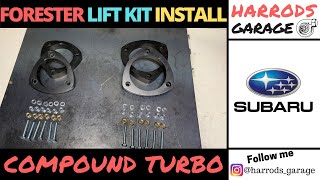 INSTALLING A LIFT KIT ON A TWIN TURBO FORESTER