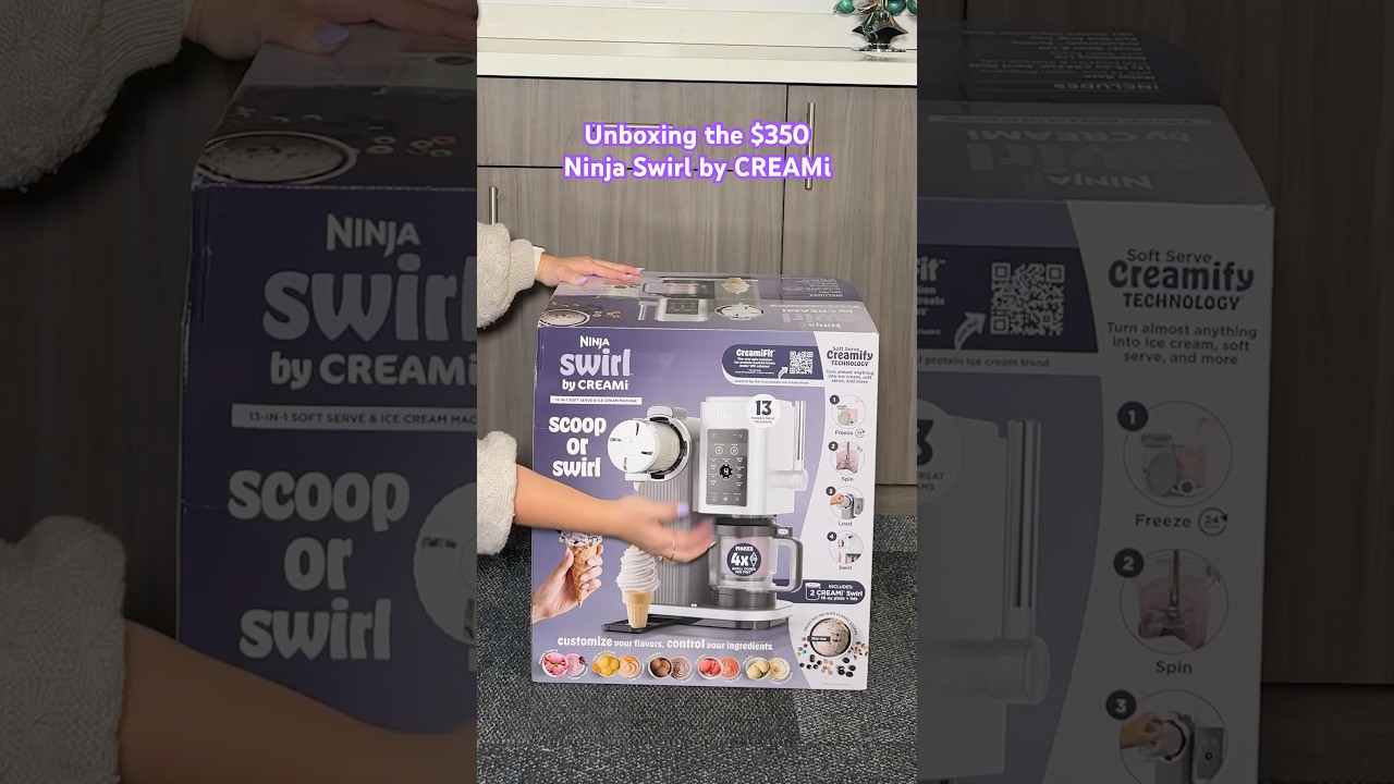 Unboxing the Ninja Swirl by CREAMi
