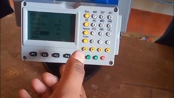 How to download field data from total station in nepali.