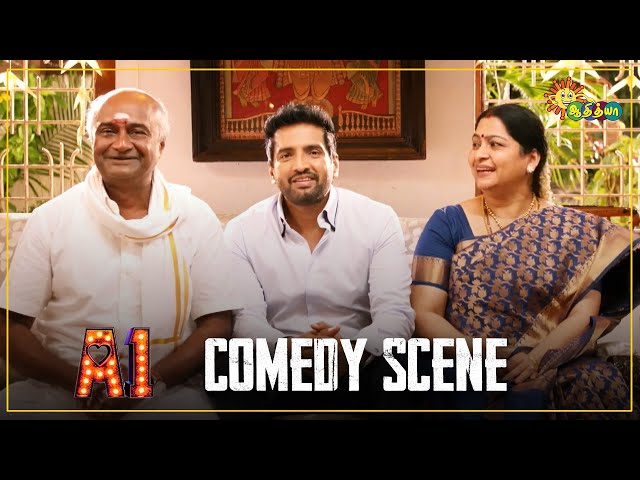 A1 - Comedy Scene | Santhanam | MS Bhaskar | Manohar | Adithya TV class=