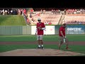 Mike “Fluff” Cowan throws first pitch at St. Louis Cardinals Game