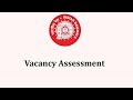 Promotion 4: Vacancy assessment