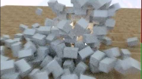 Real-time GPU path tracing: bricks test WIP2