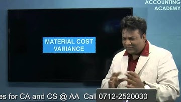 Standard Costing by Abhijit Sengupta sir