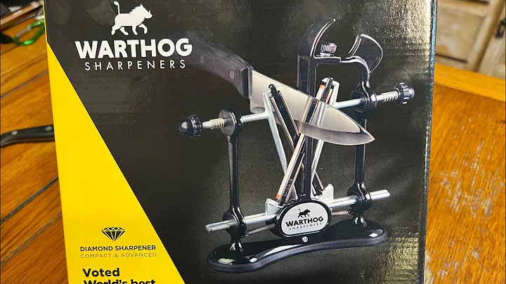 Best knife sharpener. Warthog Vsharp A4 diamond sharpen compact advanced easy to use. A real review.
