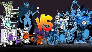 The Battle Cats - All Nyandam VS Aku Bosses!
