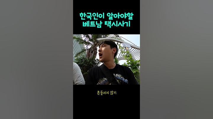 베트남 택시사기 피하는 방법