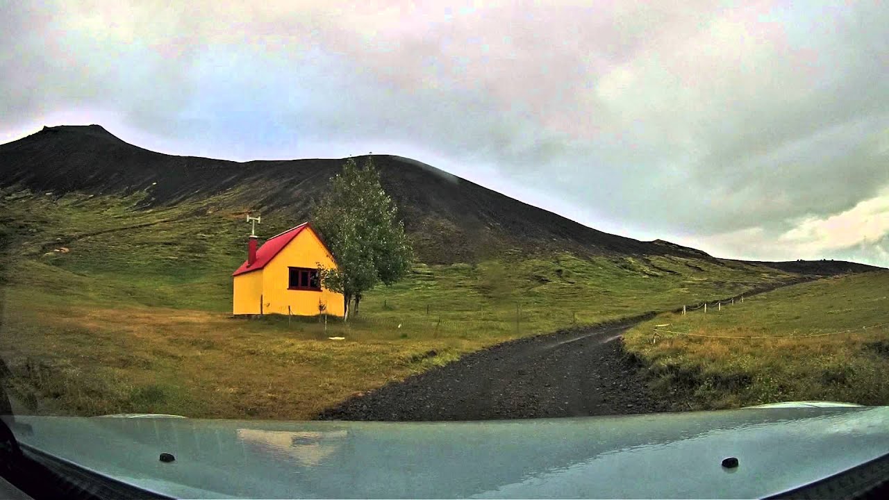 Island - Fahrt zum Gletschersee Langjökull F335 — Hagavatnsvegur — video poster