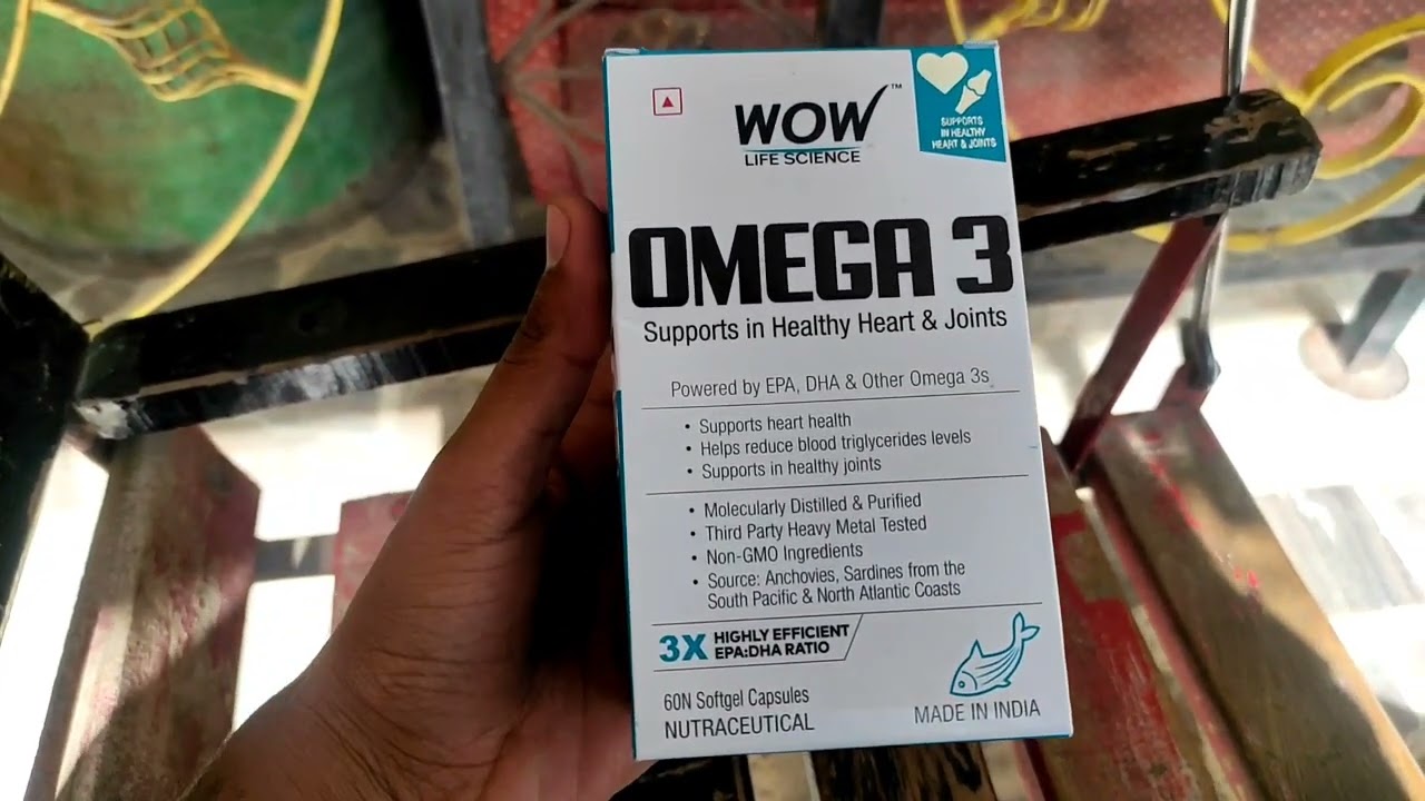 Wow Omega 3 Review in hindi | Best Fish Oil Suppliment | wow skin science