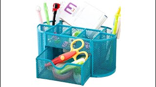 Callas Metal Mesh Desk Organizer to keep everything organized right at your fingertips