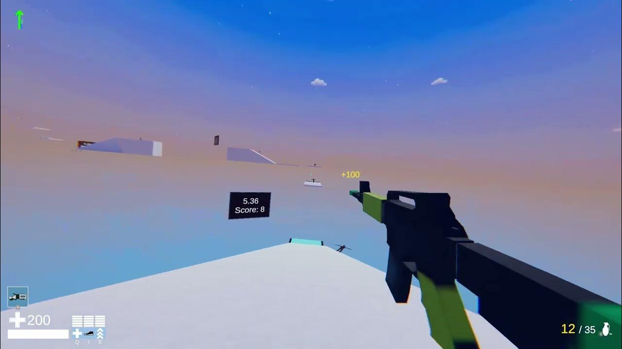 banana shooter speedrun 13.95 (no throwables) - YouTube