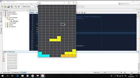 Juego de Tetris en Java NetBeans (código gratis)