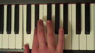 Miniatura de vídeo de "How To Play a C Diminished Chord on the Piano"